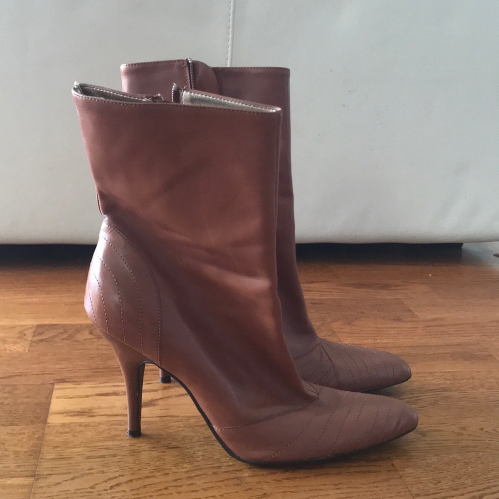 Brown Cowboy Boots size 38 or 7.5-8.